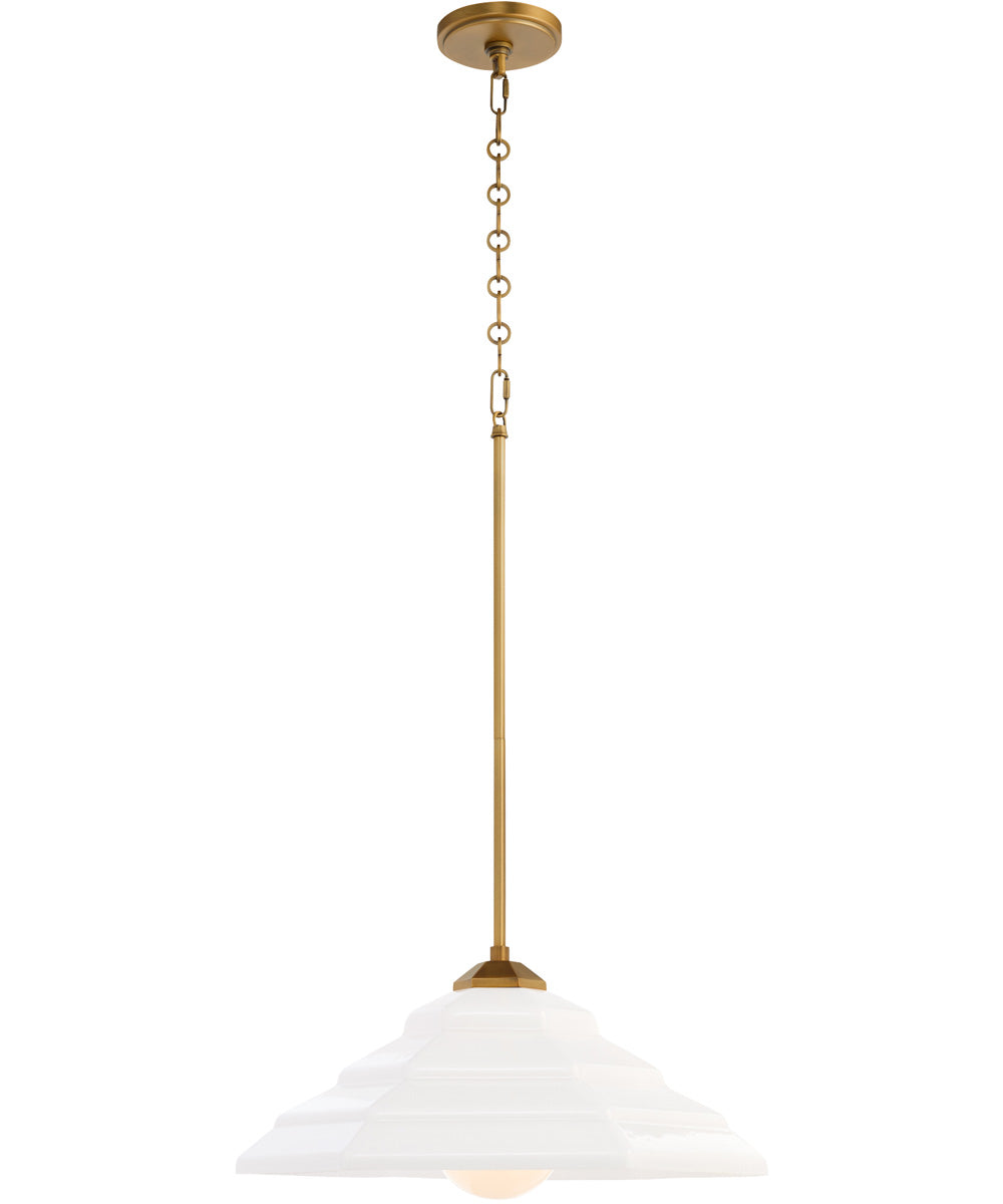 Rainier Pendant Brushed Brass