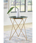 Engelton Accent Table Green/Gold
