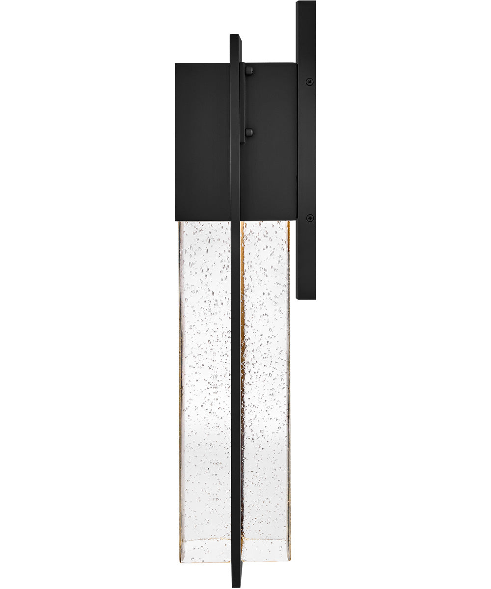 Alex 1-Light Large Wall Mount Lantern in Black