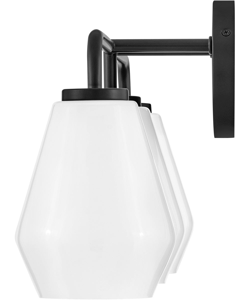 Gio 3-Light Medium Three Light Vanity in Black