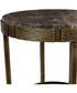 Cusano Round Dark Marble Accent Table