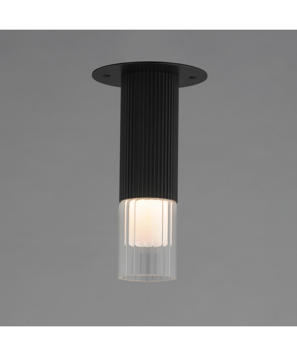 Reeds LED Flush Mount Black