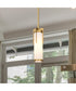 Roselle 1-Light Pendant Natural Brass