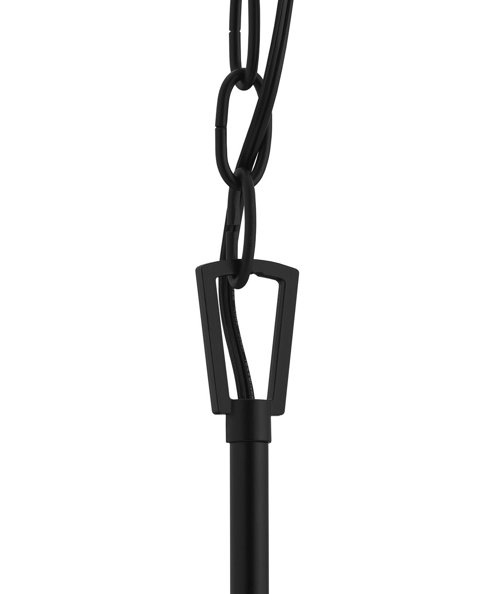 Celino 3-Light Chandelier Black