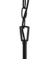Celino 3-Light Chandelier Black