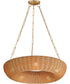 Bower 30 inch Pendant Natural Aged Brass