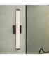 Phase 6.1 24 in. 5CCT Integrated LED Linear Vanity Light Black