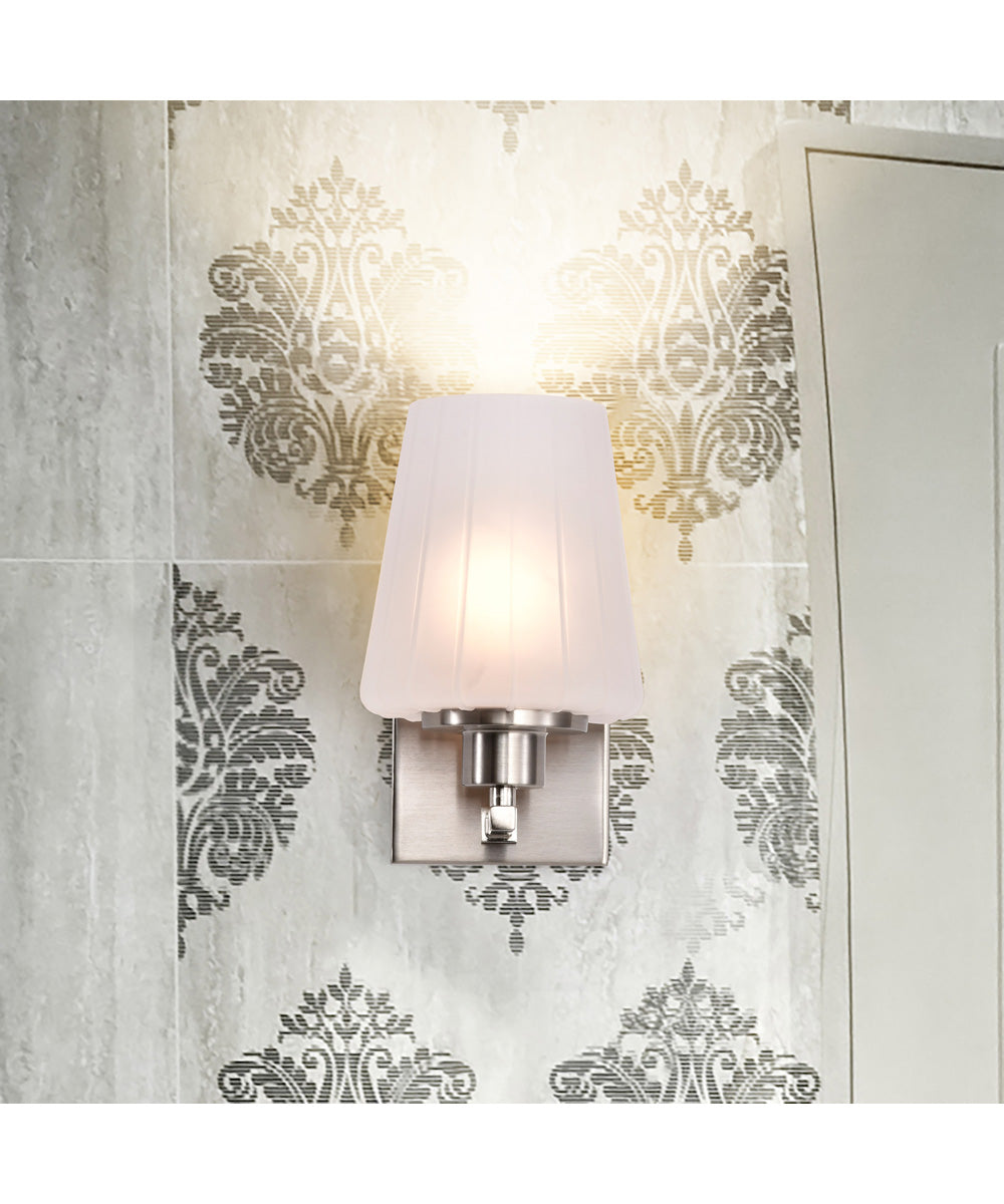 Lune 1-Light Vanity & Wall Brushed Nickel