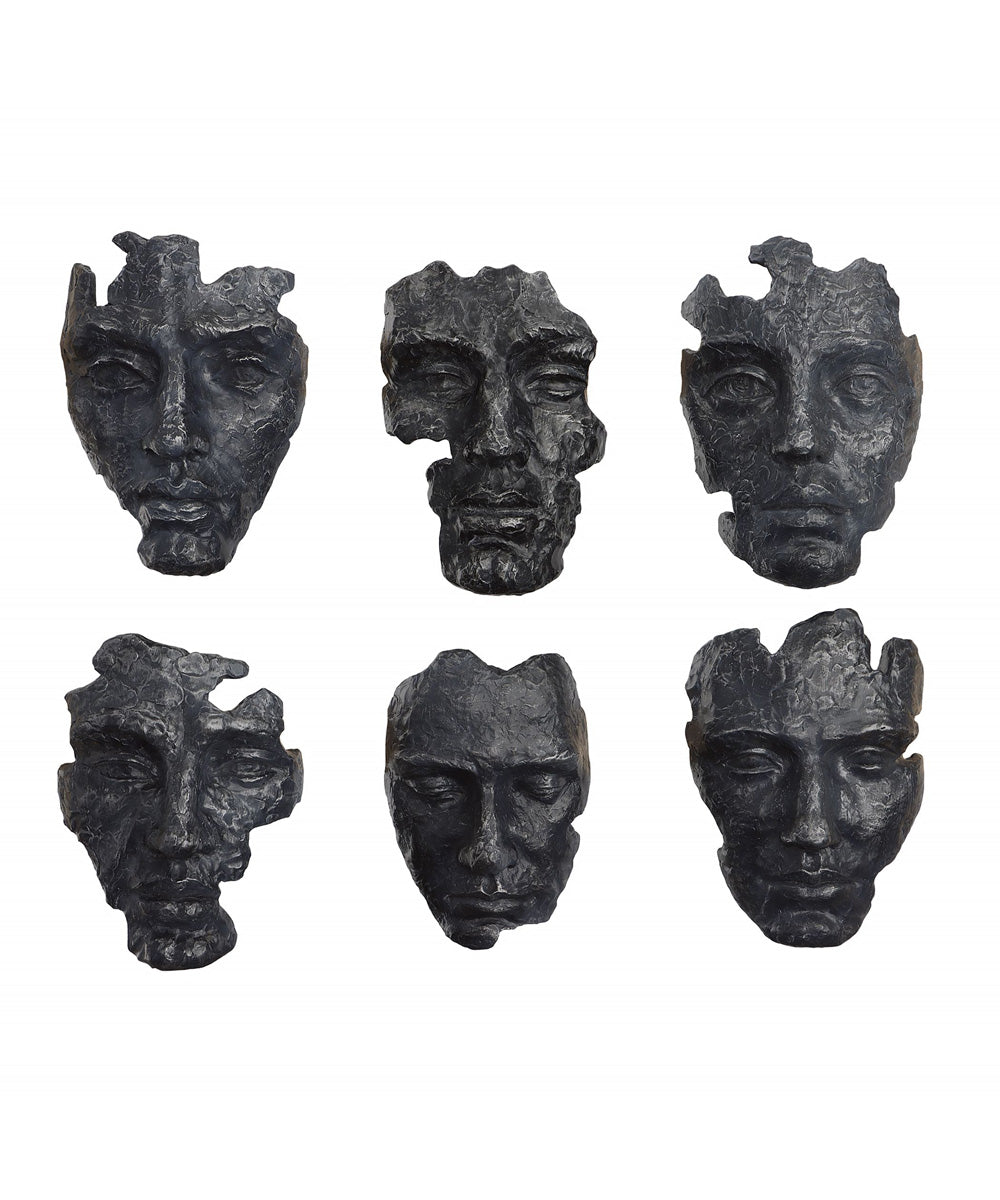Self-Portrait Metallic Wall Decor, Set of 6