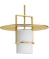 Mystic 1-Light Contemporary Pendant Brushed Bronze