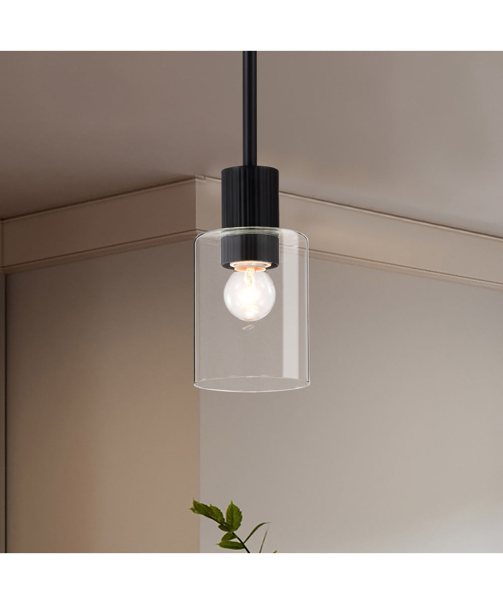 Clarksville 1-Light Pendant Matte Black