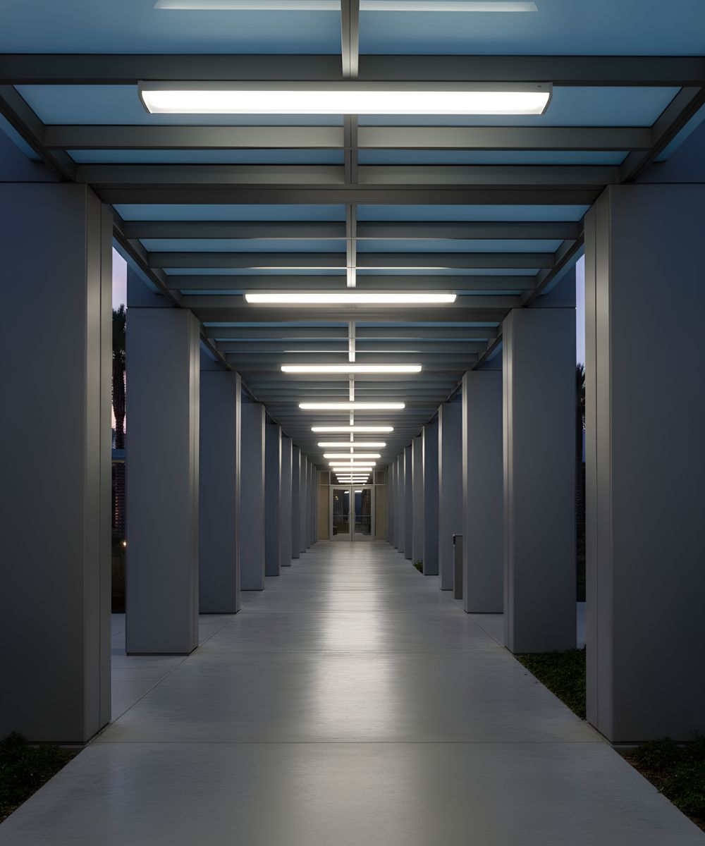 49"W Prismatic Wraparound 1-Light Integrated LED Light LightStrip Ceiling Light Fixture by RP Lighting