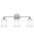 Bronson 3 Light Vanity Brushed Nickel
