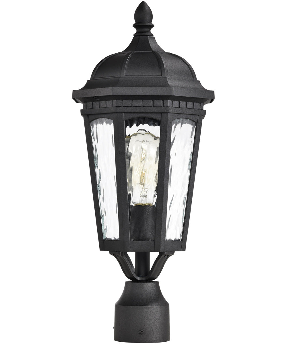 East River 1-Light Outdoor Matte Black
