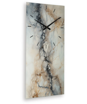 Teague Wall Clock Brown/Gray/Ivory