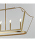 Arden 6-Light Linear Pendant Natural