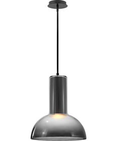Ombra 1-Light Large Pendant in Black
