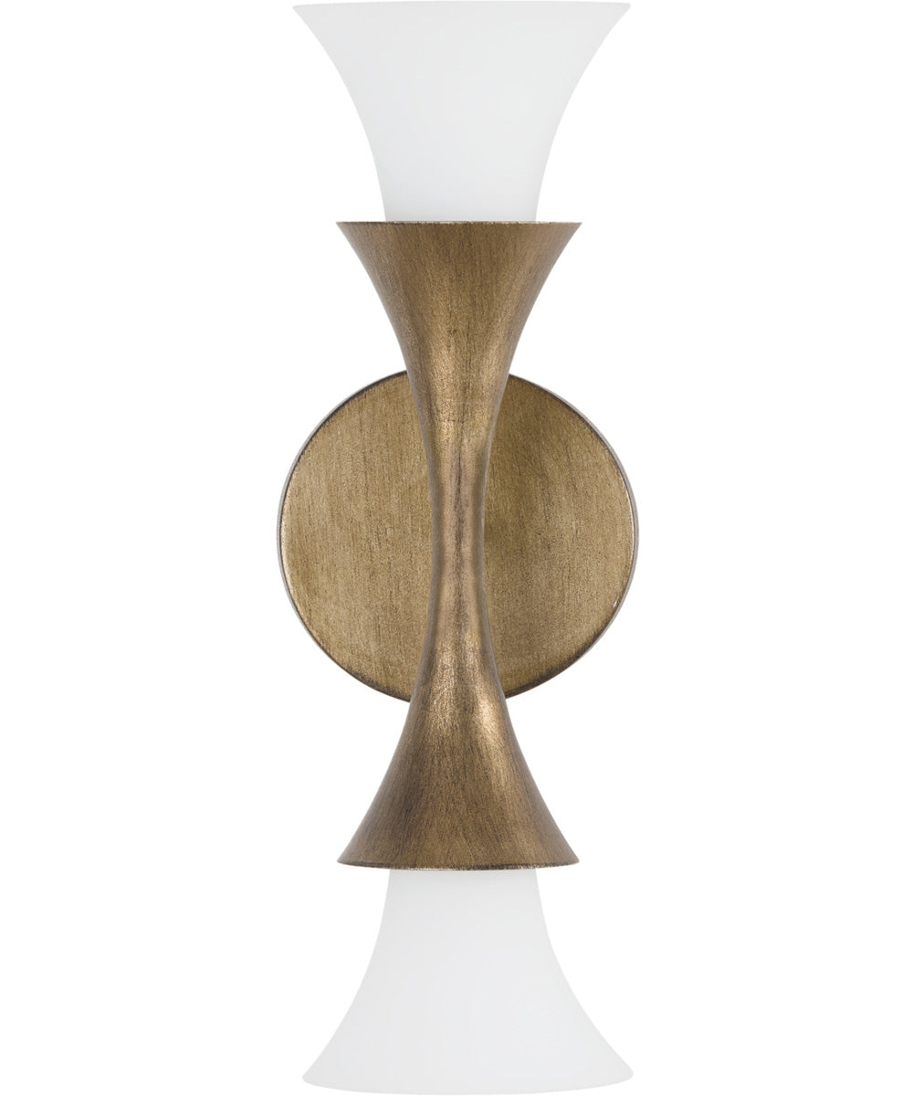 Nola 2-Light Sconce Mystic Luster