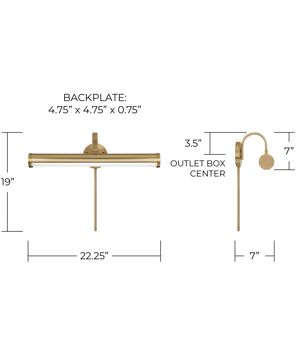Morgan 1-Light Sconce Matte Brass