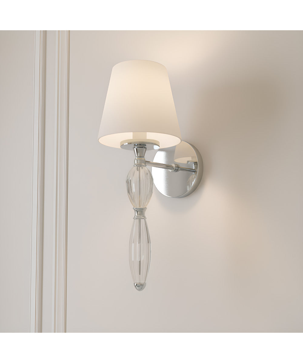 Stone 1-light Wall Sconce Polished Chrome