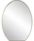 Cabell Brass Oval Mirror