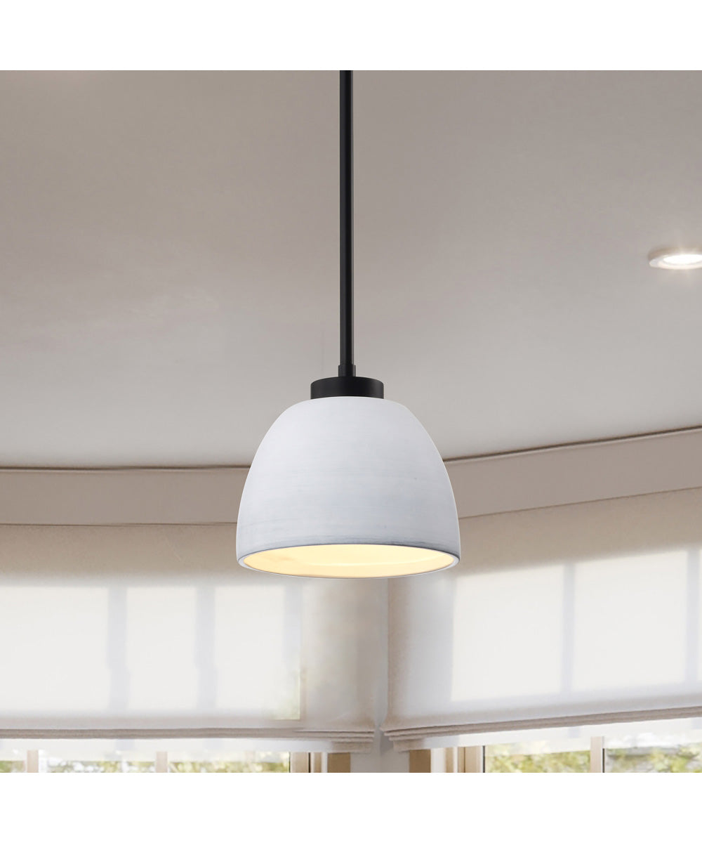 Collins 1-Light Pendant Matte Black