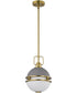 Everton 1-Light Pendant Matte Gray