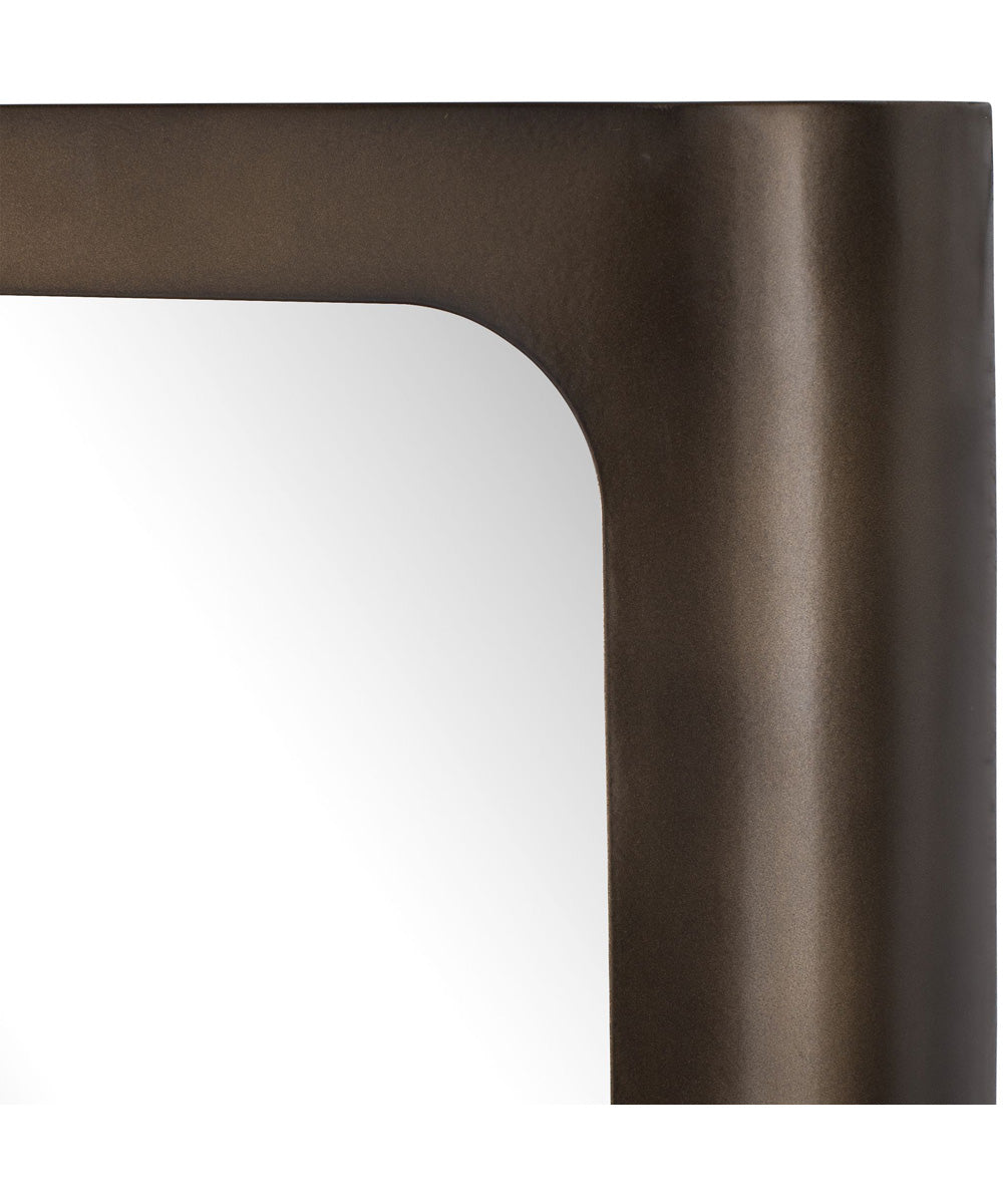 Fischer Curved Edge Gold Bronze Mirror