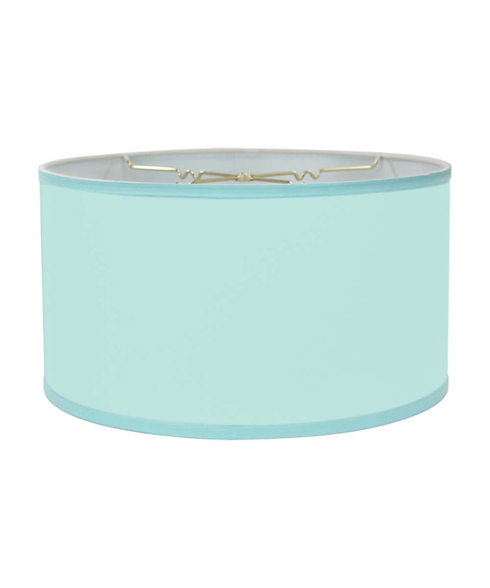 14x14x7 Drum Lamp Shade - Island Paradise Blue
