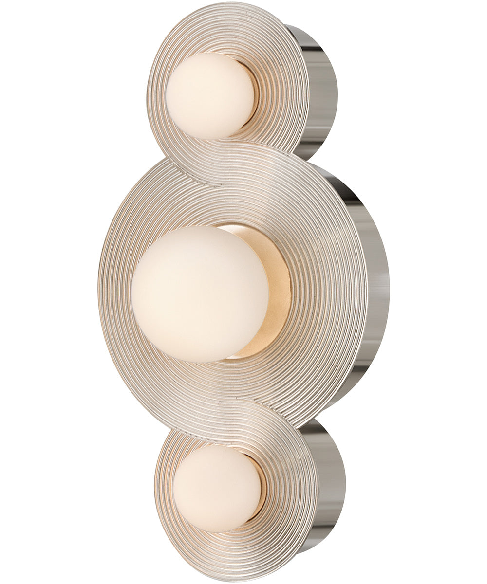 Rhea LED-Light Small LED Vanity in Polished Nickel