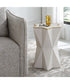 Capella White Accent Table