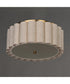 Penelope 2-Light Flush mount Natural Aged Brass