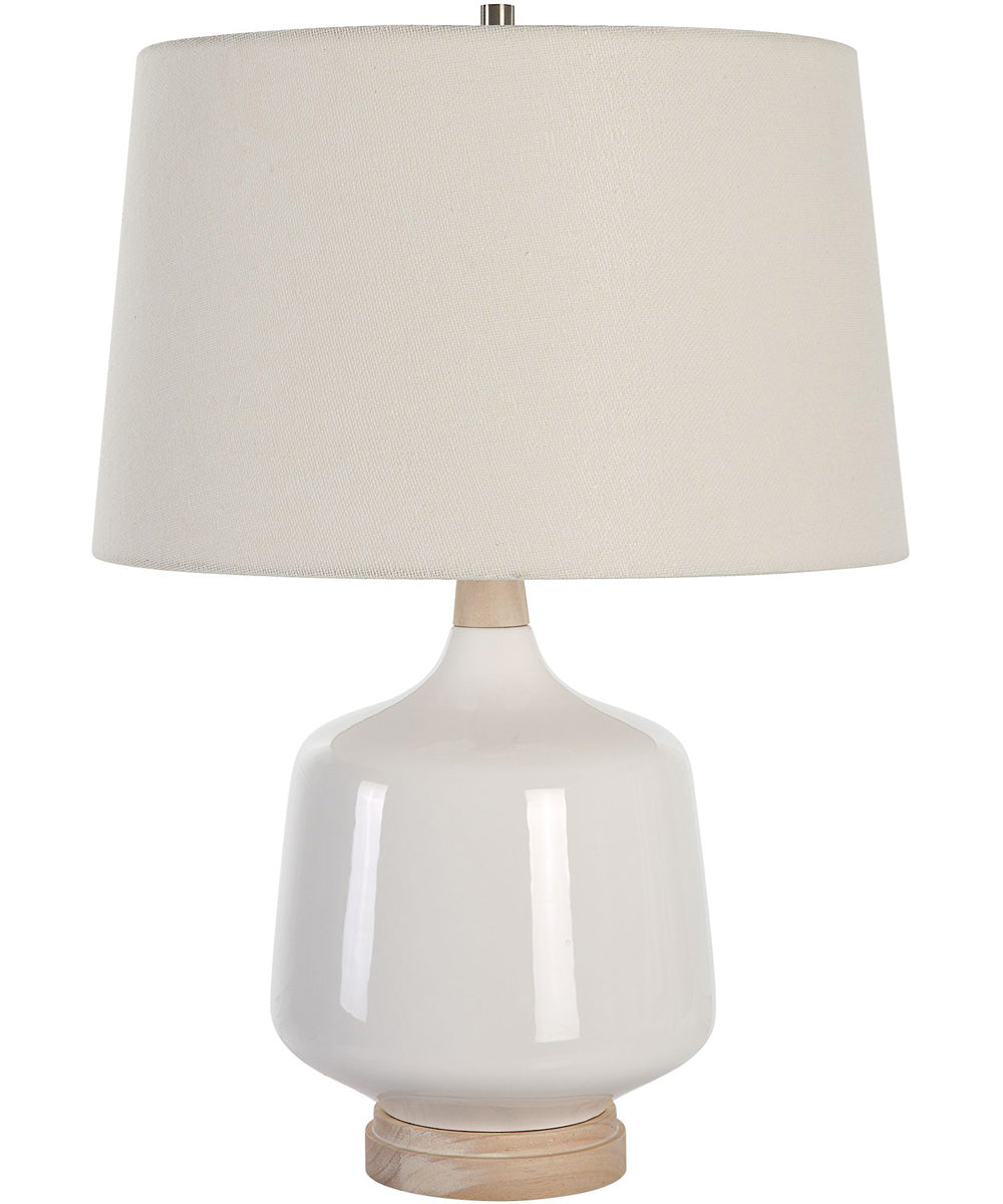 Opal Gloss White Table Lamp