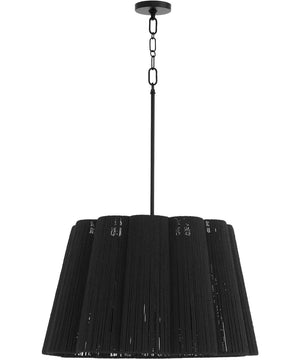 Anton 6-light Pendant Matte Black
