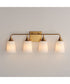 Hudson 4-Light Bath Vanity Natural Aged Brass