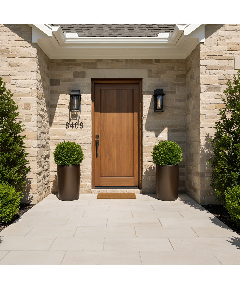 Garner 1-light Outdoor Wall Light Matte Black