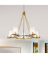 Valentine 5-Light Chandelier Vintage Brass