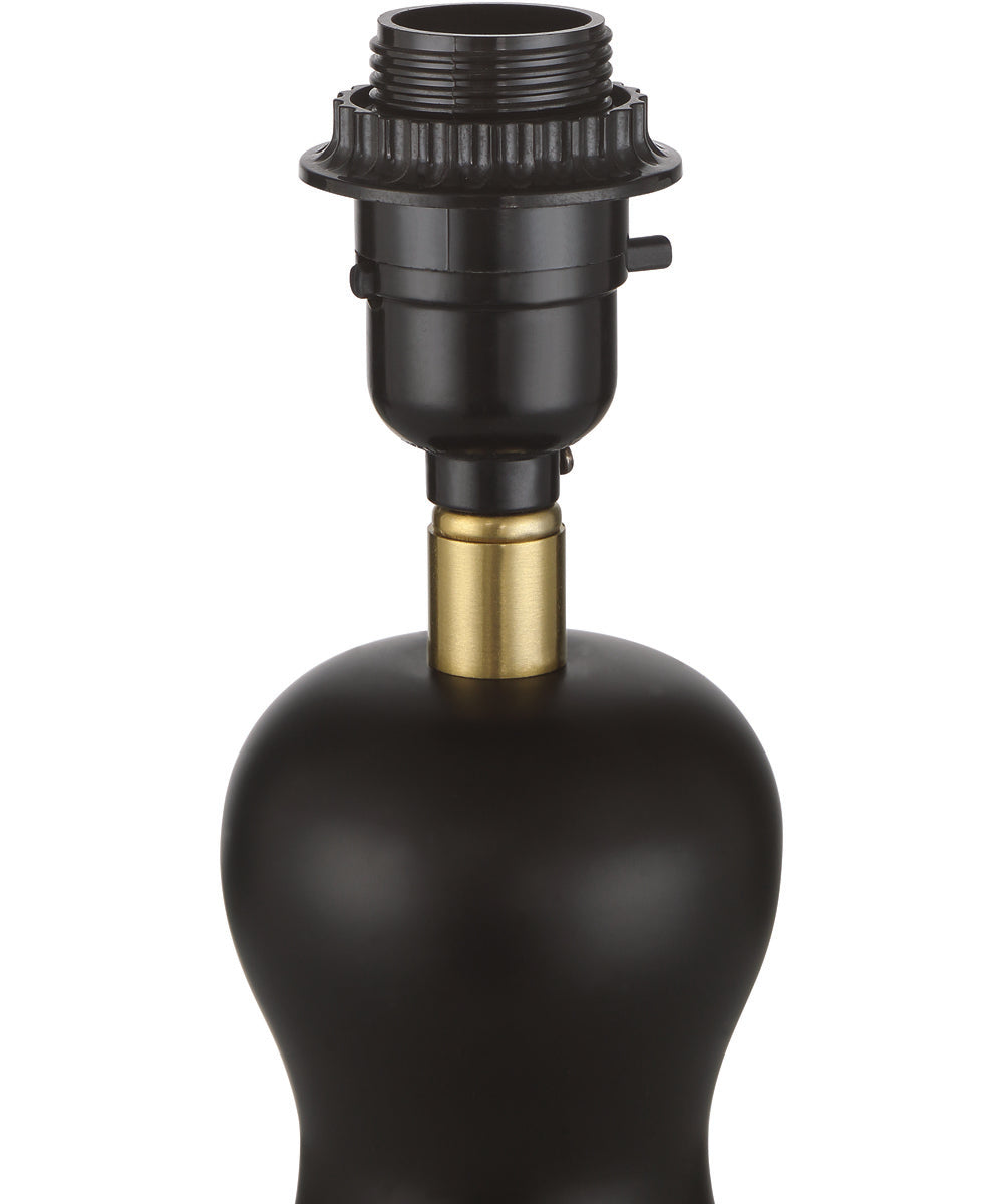 Gloria  1-Light Lighting Flat Black/Satin Brass
