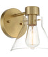 Willow Creek 1 Light Wall Sconce  Brushed Gold