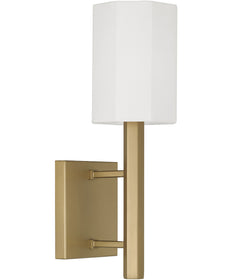 Adrian 1-Light Sconce Aged Brass