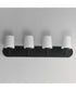 Durham 4-Light Strip Bath Vanity Black