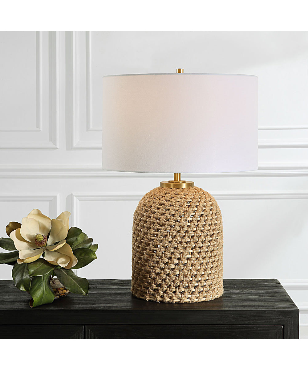 Kendari Rope & Rattan Table Lamp