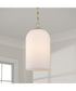 Cleo 1-Light Pendant Matte Brass