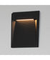 Steppes LED Outdoor Sconce Black