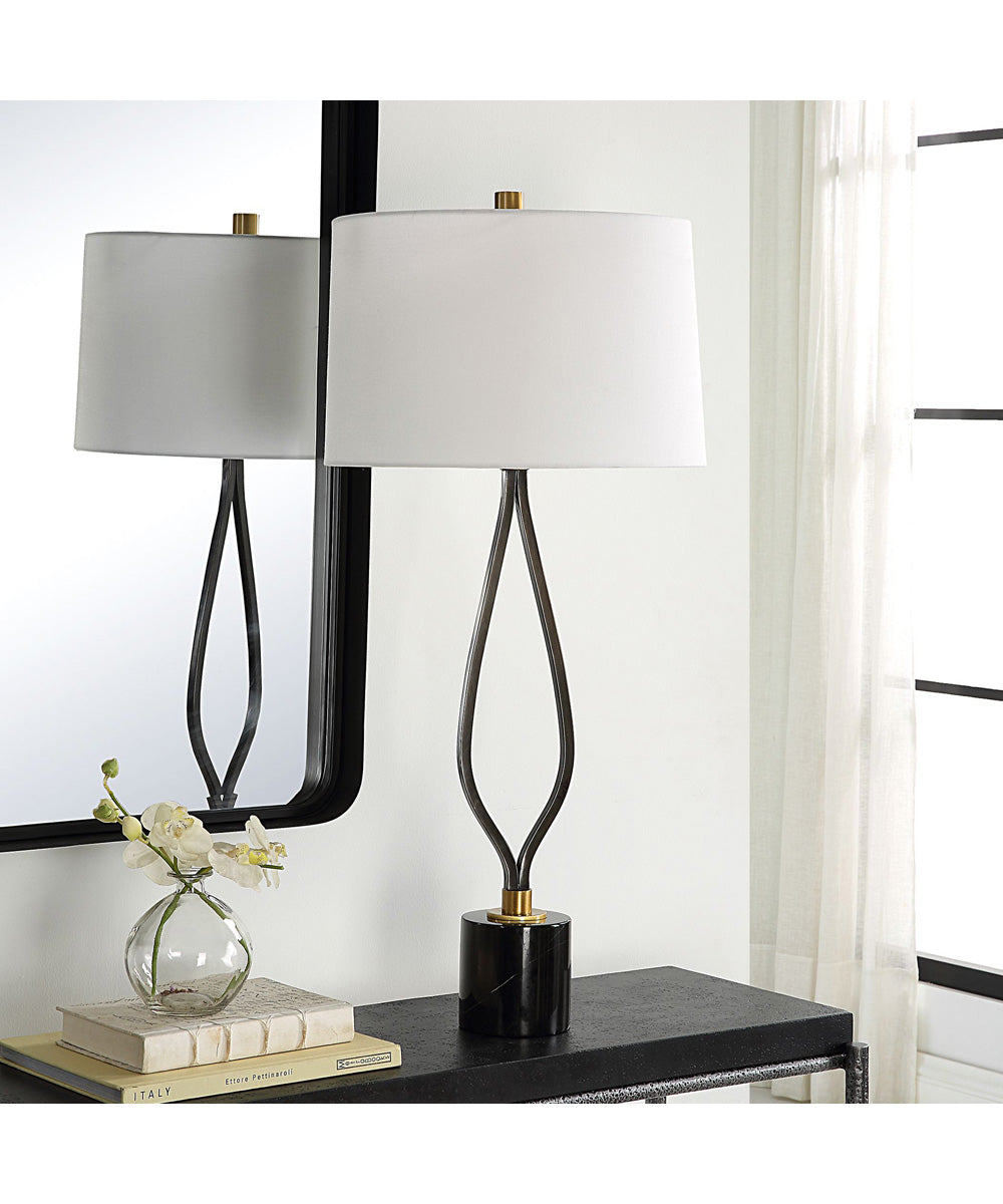 Separate Paths Iron Table Lamp