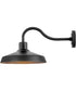 Forge 1-Light Medium Wall Mount Lantern in Black