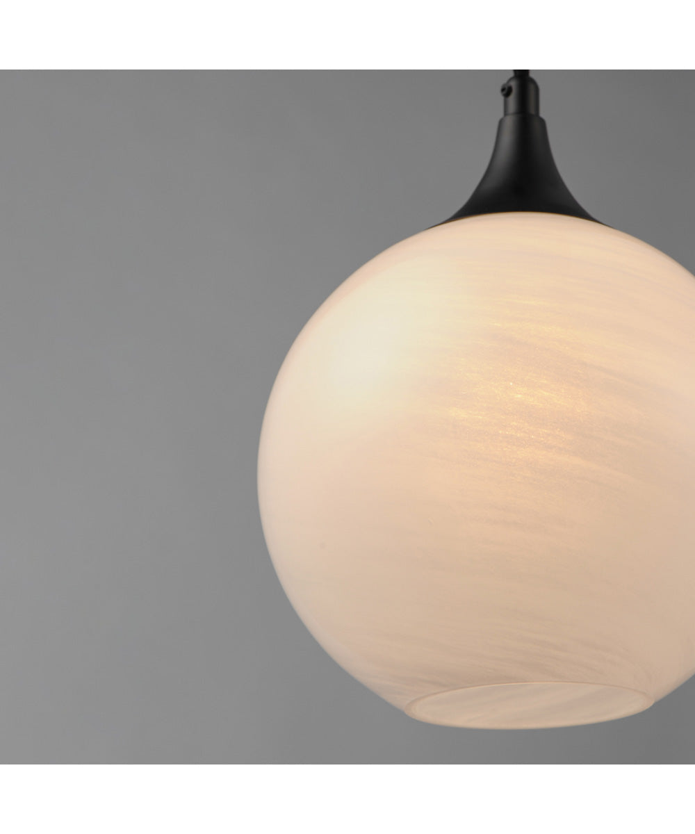 Neve Single Pendant Black