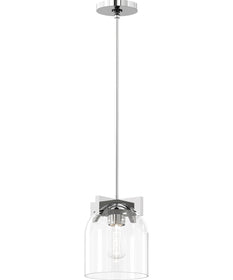 Scoop 1-Light Pendant/Flush Mount Polished Chrome