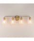Honey 4-Light Bath Vanity Natural Aged Brass