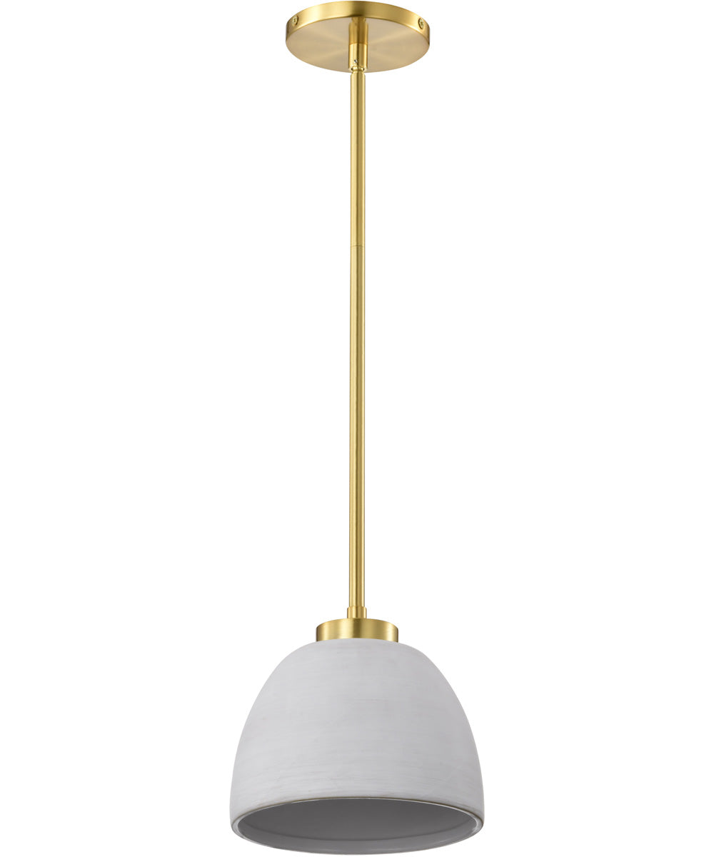 Collins 1-Light Pendant Brushed Brass